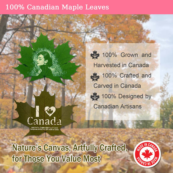 Personal Leaf Photo Keepsake